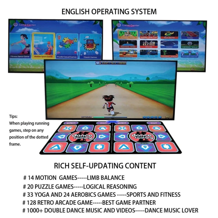 HD-MI Output Electronic Double Dance Game Mat for Kids - Others by buy2fix | Online Shopping UK | buy2fix