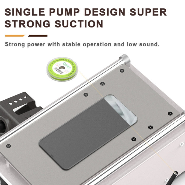 Baku BA-909D+ 750W 3 in 1 Hot Air Soldering Station Screen Remover for Mobile Phone US Plug 110V - Soldering Iron Set by Baku | Online Shopping UK | buy2fix