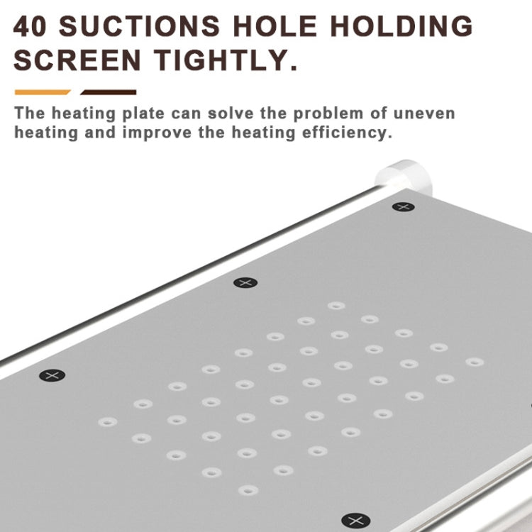 Baku BA-909D+ 750W 3 in 1 Hot Air Soldering Station Screen Remover for Mobile Phone EU Plug 220V - Soldering Iron Set by Baku | Online Shopping UK | buy2fix