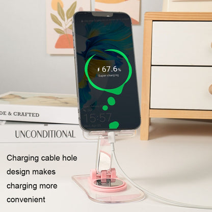 KF-Z12 Acrylic Foldable Desktop Phone Holder Colorful Lazy Tablet Stand, Color: Green - Desktop Holder by buy2fix | Online Shopping UK | buy2fix