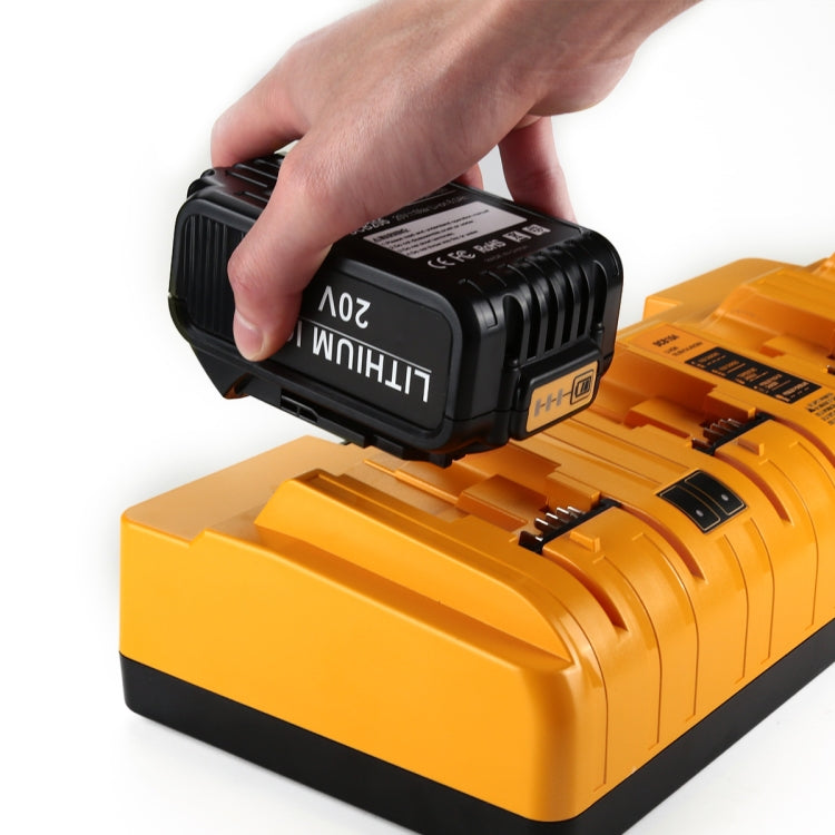 DCB104 Portable Fast Charger 12V-20V Electric Tool Lithium Battery Charger, For Dewalt DCB127 / DCB200 / DCB205 / DCB206, Plug: AU - Electric Saws & Accessories by buy2fix | Online Shopping UK | buy2fix