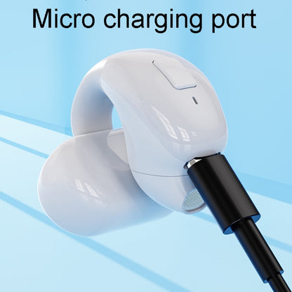 Clip-On Single Ear Bluetooth Earphone Wireless Earphone For Sports And Gaming, Packing: Box(White) - Bluetooth Earphone by buy2fix | Online Shopping UK | buy2fix