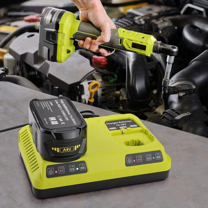 For RYOBI P108 / P117 12-18V Lithium Nickel Battery Dual Port Charger, Plug: AU - Electric Saws & Accessories by buy2fix | Online Shopping UK | buy2fix