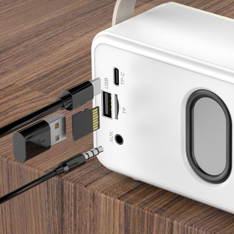 Mini Retro HIFI Level Stereo Sound Handheld Portable Bluetooth Speaker, Color: Purple - Mini Speaker by buy2fix | Online Shopping UK | buy2fix