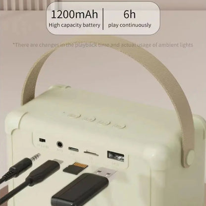 Portable Bluetooth Speaker Home Mini Karaoke Audio, Style: Microphone+Speaker(Pink) - Mini Speaker by buy2fix | Online Shopping UK | buy2fix