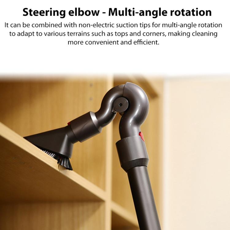 For Dyson V7 / V8 / V10 / V11 / V15 Steering Elbow Hose Up Top Adapter by buy2fix