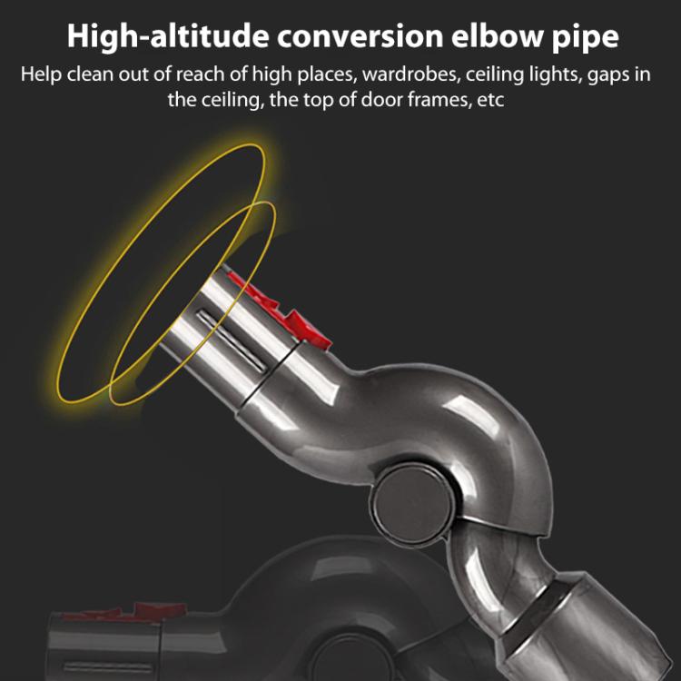 For Dyson V7 / V8 / V10 / V11 / V15 Steering Elbow Hose Up Top Adapter by buy2fix