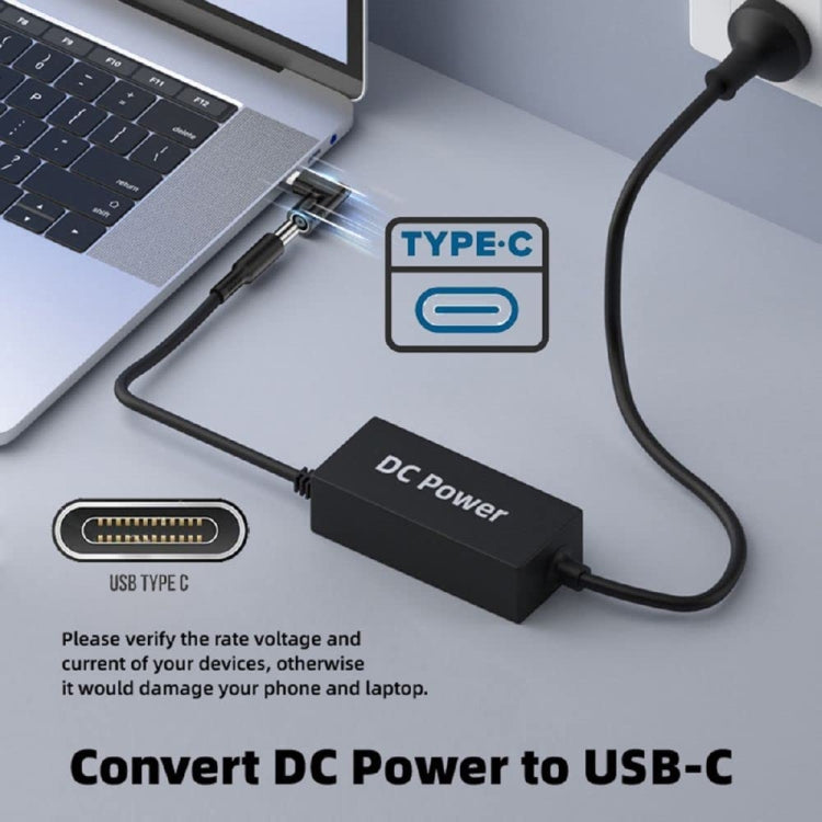 4.5x3.0mm M 65W Female To Type-C Male DC Power To PD Power Laptop Multifunction Adapter - Universal Power Adapter by buy2fix | Online Shopping UK | buy2fix
