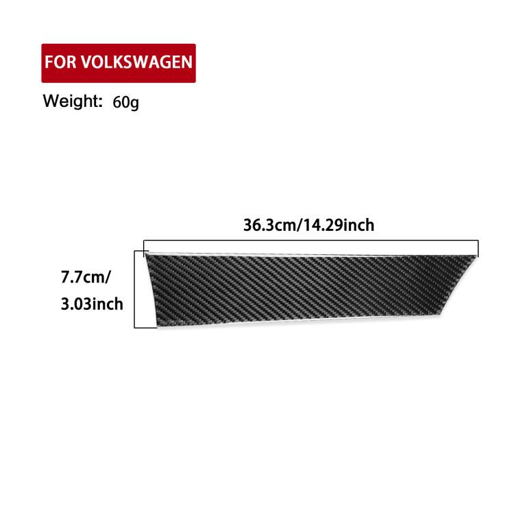 For Volkswagen Sagitar 2019-2023 Left-hand Drive Co-pilot Instrument Sticker(Red) - Car Interior Mouldings by buy2fix | Online Shopping UK | buy2fix