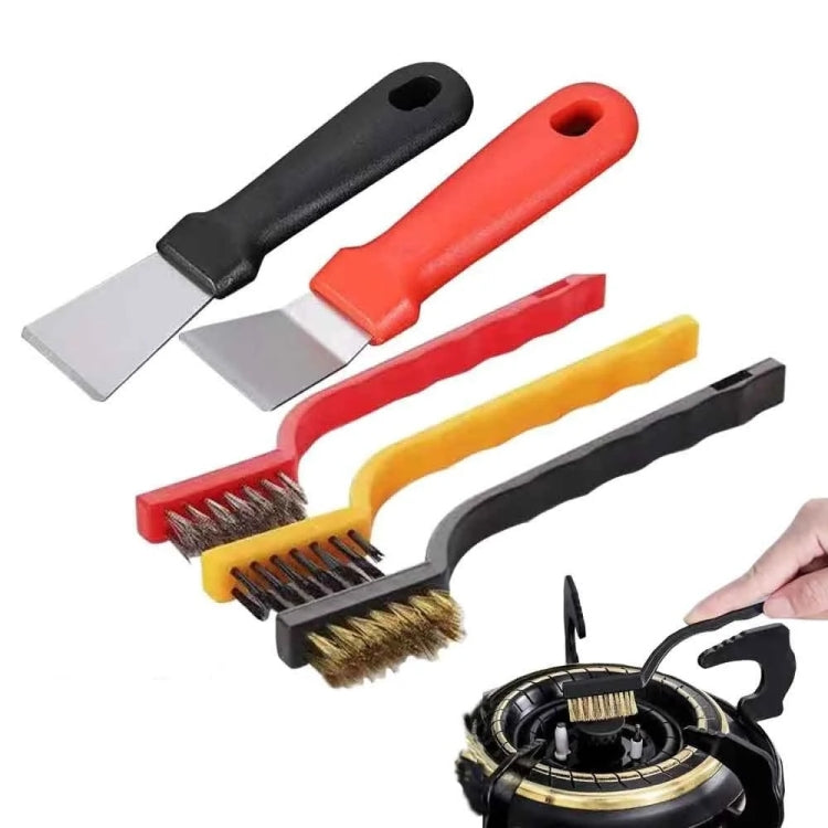 13pcs /Set Multifunctional Kitchen Stove Cleaning Brush Set Range Hood Sink Gap Brush - Cleaning Tools by buy2fix | Online Shopping UK | buy2fix