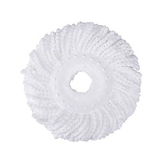 Fine Fiber Mop Pad For 15.8-16cm 360 Rotating Mop Cotton Yarn Replacement Cloths(White)