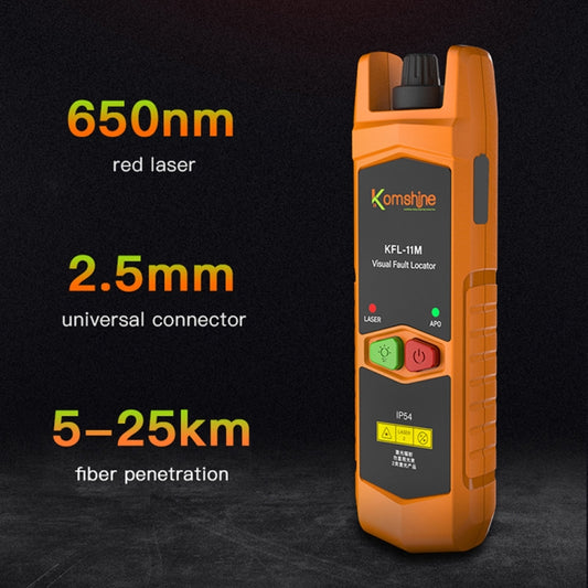 Komshine Mini Red Light Fiber Optic Test Pen, Model: KFL-11M-10 by Komshine