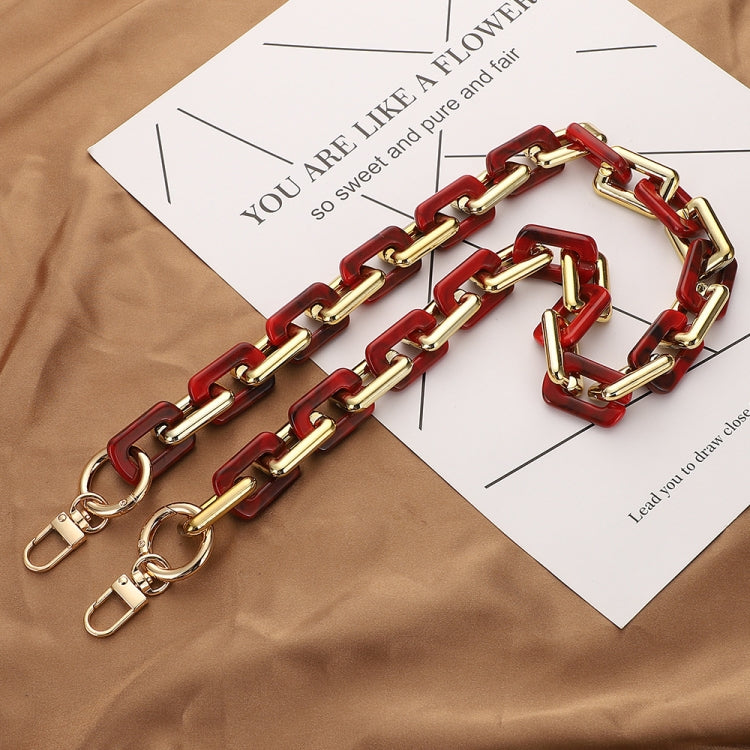 Retro Mobile Phone Chain Lanyard Tortoiseshell Acrylic Resin Bag Chain with Spacer, Spec: L205-3HS -60cm - Lanyards & Wrist Straps by buy2fix | Online Shopping UK | buy2fix