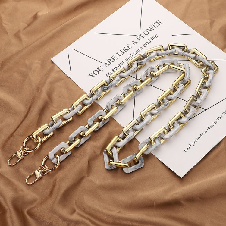 Retro Mobile Phone Chain Lanyard Tortoiseshell Acrylic Resin Bag Chain with Spacer, Spec: L205-2HS -60cm - Lanyards & Wrist Straps by buy2fix | Online Shopping UK | buy2fix