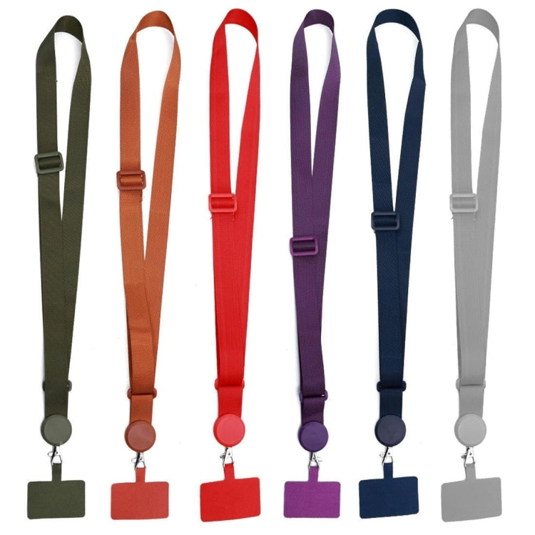 Mobile Phone Anti-lost Neck Strap Lanyard Detachable Hanging Chain(Black) - Lanyards & Wrist Straps by buy2fix | Online Shopping UK | buy2fix
