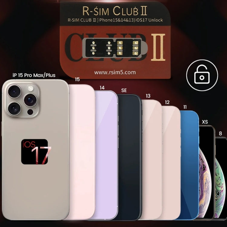 R-SIM CLUB 2 Unlock Card For IOS18 System iPhone Series - Unlock SIM Card by buy2fix | Online Shopping UK | buy2fix