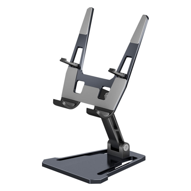 Aluminum Alloy Mobile Phone Holder Foldable Tablet Phone Radiator Stand - Desktop Holder by buy2fix | Online Shopping UK | buy2fix