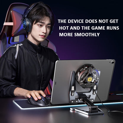 Aluminum Alloy Mobile Phone Holder Foldable Tablet Phone Radiator Stand - Desktop Holder by buy2fix | Online Shopping UK | buy2fix