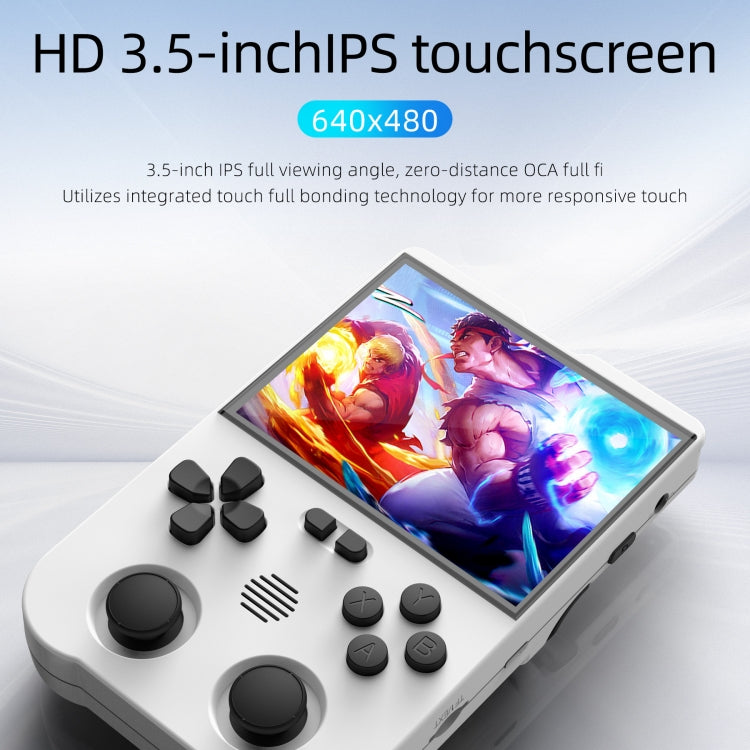 AMPOWN XU10 Handheld Game Console 3.5-Inch IPS Screen Linux System Portable Video Arcade 64G(White) - Pocket Console by AMPOWN | Online Shopping UK | buy2fix