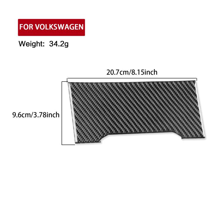 Volkswagen Sagitar 2019-2023 Left-hand Drive Central Control Storage Box Sticker(Red) - Car Interior Mouldings by buy2fix | Online Shopping UK | buy2fix