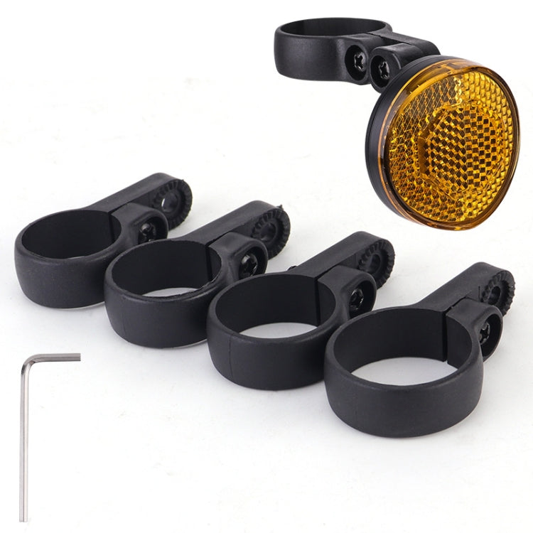 For Airtag Hidden Reflective Tail Light Bicycle Mount(Yellow) - Bicycle Series by buy2fix | Online Shopping UK | buy2fix