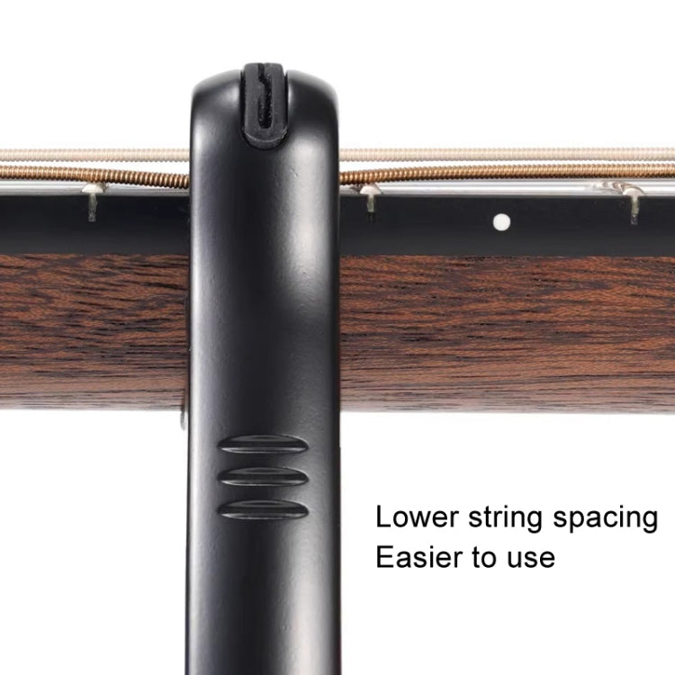 Galux GC501A Acoustic Guitar Pitch Clip Folk Ukulele Metal Clip With Storage Bag, Color: Dark Wood Pattern - Guitar Tuner Accessories by Galux | Online Shopping UK | buy2fix