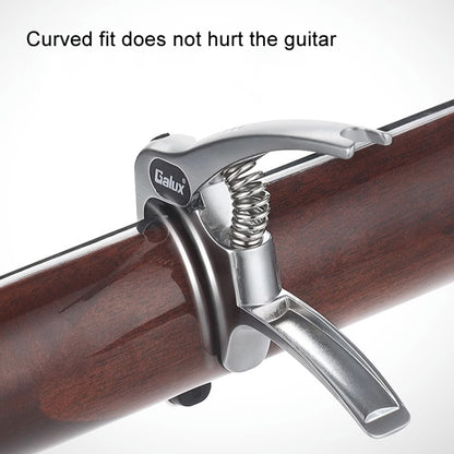 Galux GC501A Acoustic Guitar Pitch Clip Folk Ukulele Metal Clip With Storage Bag, Color: Black - Guitar Tuner Accessories by Galux | Online Shopping UK | buy2fix