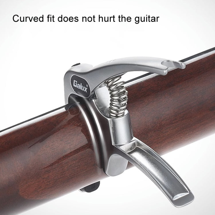 Galux GC501A Acoustic Guitar Pitch Clip Folk Ukulele Metal Clip With Storage Bag, Color: Fantasy Color - Guitar Tuner Accessories by Galux | Online Shopping UK | buy2fix