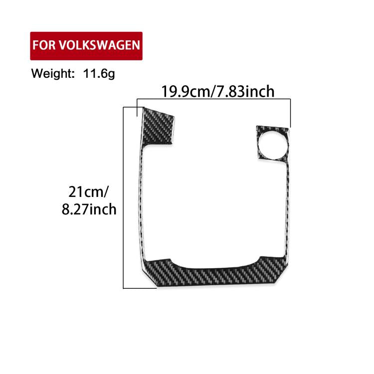 For Volkswagen Sagitar 2019-2023 A Model Left-Hand Drive Gear Panel Sticker(Black) - Car Interior Mouldings by buy2fix | Online Shopping UK | buy2fix