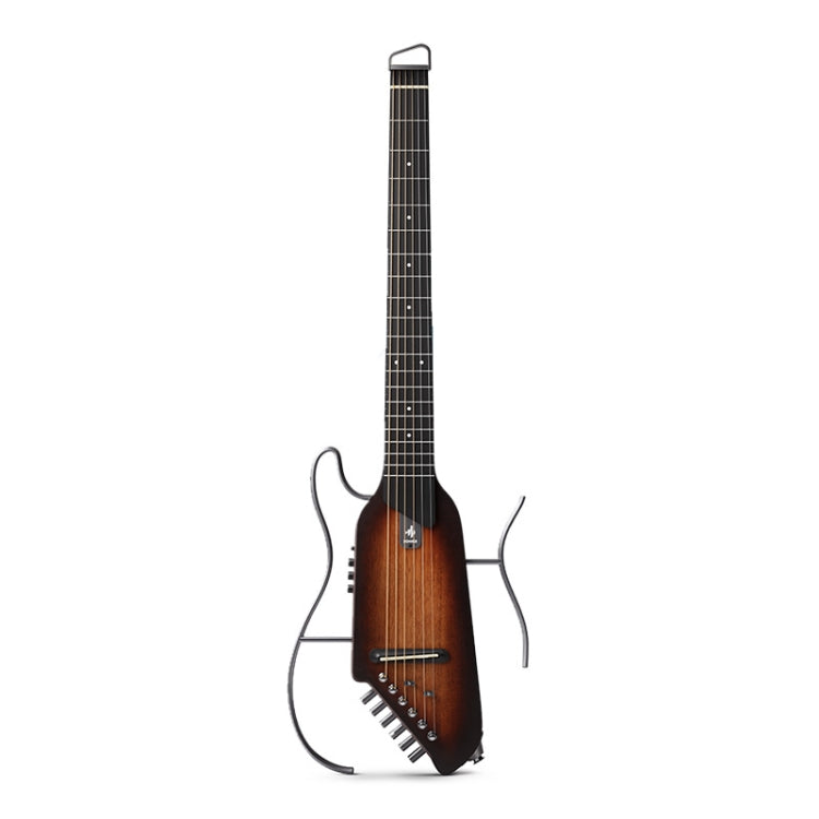 DONNER Smart Headless Silent Guitar Travel Portable Detachable Acoustic Guitar, Style: Mahogany Sunrise Color - Stringed Instruments by DONNER | Online Shopping UK | buy2fix