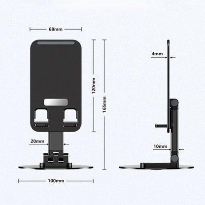 360 Degree Rotating Aluminum Alloy Phone Holder Desktop Telescopic Bracket(White) - Desktop Holder by buy2fix | Online Shopping UK | buy2fix