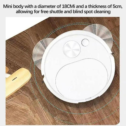 Field Sweeping Robot Auto Family Mini Cleaning Machine USB Charging Smart Vacuum(Yellow) by buy2fix