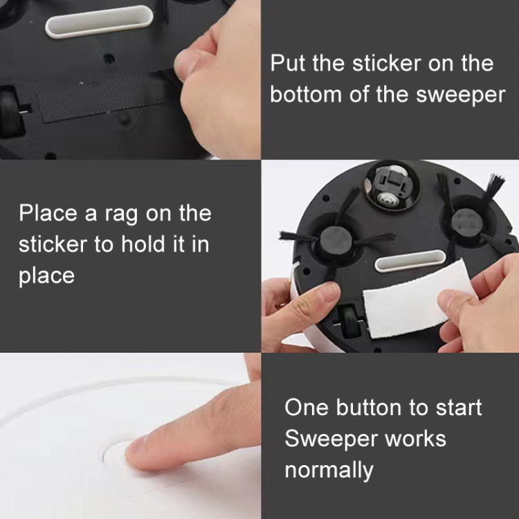 Field Sweeping Robot Auto Family Mini Cleaning Machine USB Charging Smart Vacuum(Yellow) by buy2fix