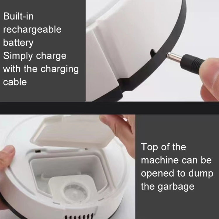 Field Sweeping Robot Auto Family Mini Cleaning Machine USB Charging Smart Vacuum(Yellow) by buy2fix