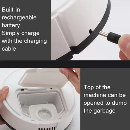 Field Sweeping Robot Auto Family Mini Cleaning Machine USB Charging Smart Vacuum(Yellow) by buy2fix