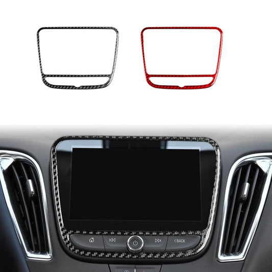 For Chevrolet Malibu 2016-2022 B Model Left-hand Drive Navigation Panel Sticker(Red) - Car Interior Mouldings by buy2fix | Online Shopping UK | buy2fix