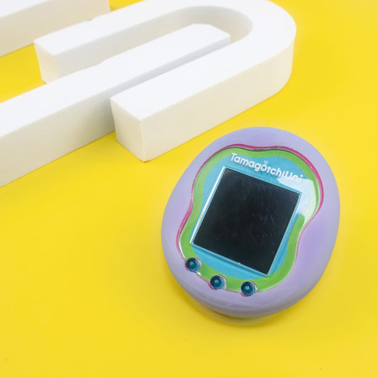 For Tamagotchi Uni (2023) Pet Game Machine Silicone Protection Case(Luminous Blue) by buy2fix