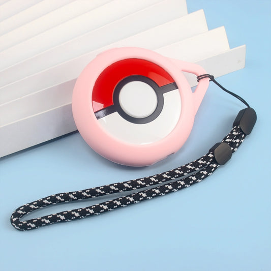For Pokemon Go Plus+ Sleep Monitor Poke Ball Anti-fall Silicone Protective Case(Pink) by buy2fix