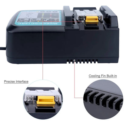 LUOMASHI For Makita 18V Lithium Battery Charger, Model: UK Plug - Electric Saws & Accessories by LUOMASHI | Online Shopping UK | buy2fix