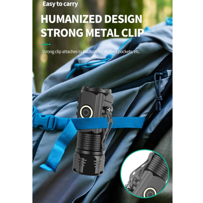 3LED Strong Light TYPE-C Charging Convenient Mini Multi-Function Flashlight(With USB Cable No Battery) by buy2fix