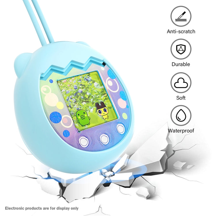 For Tamagotchi Pix Cartoon Electronic Pet Gaming Machine Silicone Protective Cover, Color: Blue - Accessories by buy2fix | Online Shopping UK | buy2fix