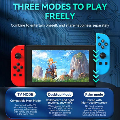 JOY-02 Gaming Left And Right Handle With RGB Lights Body Feel Bluetooth Gamepad For Switch / Switch OLED / Switch Pro / Switch Lite / Switch Joycon(Black) - Gamepads by buy2fix | Online Shopping UK | buy2fix