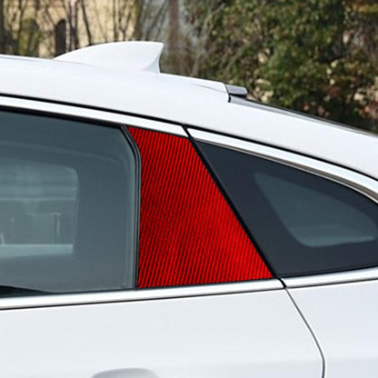 For Chevrolet Malibu XL 2016-2022 6pcs /Set Left-hand Drive B-pillar Carbon Sticker(Red) - Car Interior Mouldings by buy2fix | Online Shopping UK | buy2fix