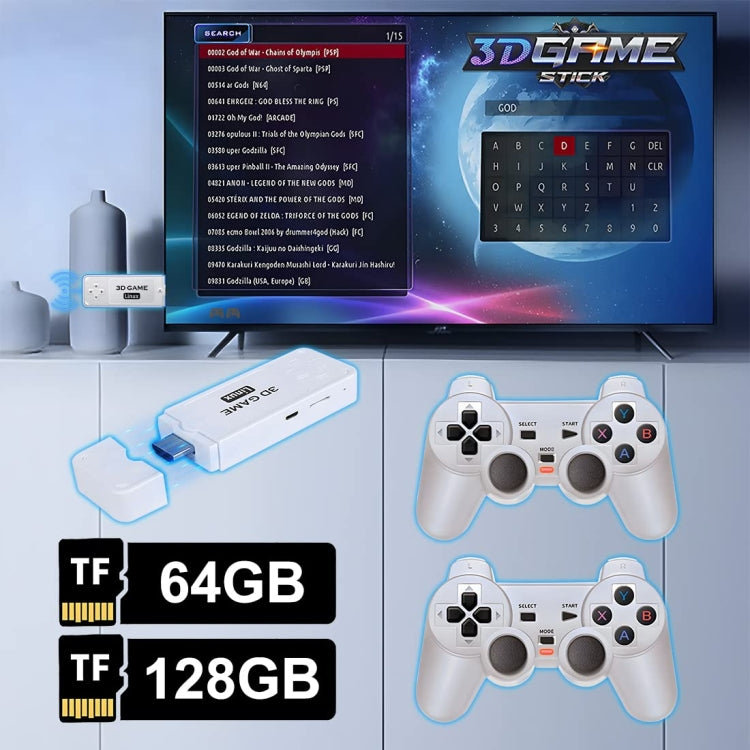 Y6 Handheld Game Console 2.4G HD 4K Wireless Portable Linux Video Game Stick, Style: 64G 9000+ Games - Pocket Console by buy2fix | Online Shopping UK | buy2fix