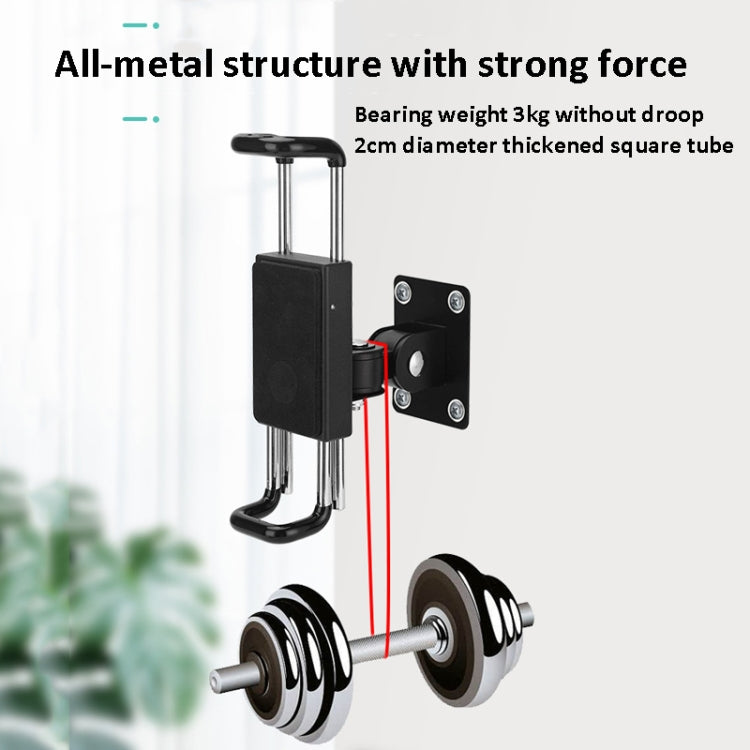 Tablet Wall Mount Holder Angles Adjustment Aluminum Alloy Mount With Anti Theft Security Lock - Lazy Bracket by buy2fix | Online Shopping UK | buy2fix