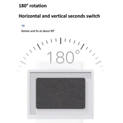 Waterproof Shower Tablet Holder Case Bathroom Kitchen Wall Mount Storage Box For IPad(Black) - Shower & Wall Mounts by buy2fix | Online Shopping UK | buy2fix