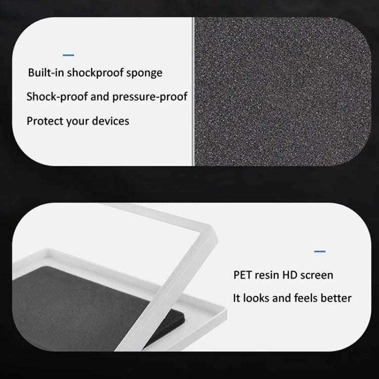 Waterproof Shower Tablet Holder Case Bathroom Kitchen Wall Mount Storage Box For IPad(Black) - Shower & Wall Mounts by buy2fix | Online Shopping UK | buy2fix