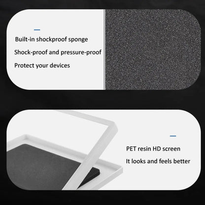 Waterproof Shower Tablet Holder Case Bathroom Kitchen Wall Mount Storage Box For IPad(Black) - Shower & Wall Mounts by buy2fix | Online Shopping UK | buy2fix