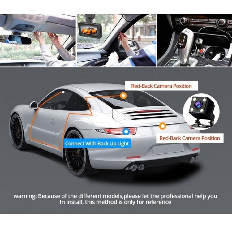 3-Inch Dual-Lens Front 4K + Rear 2K HD WiFi Connected Driving Recorder(A5) - Car DVRs by buy2fix | Online Shopping UK | buy2fix