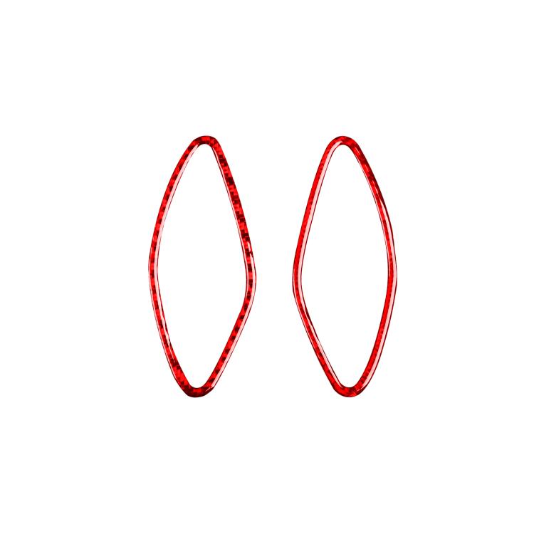 For Chevrolet Malibu 2016-2022 2pcs /Set Left-hand Drive A-pillar Speaker Sticker(Red) - Car Interior Mouldings by buy2fix | Online Shopping UK | buy2fix